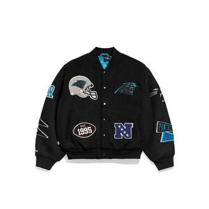 Carolina Panthers Pennant Varsity Jacket Size Medium